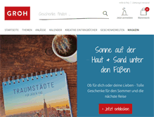 Tablet Screenshot of groh.de